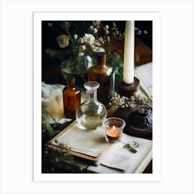 Nostalgic Still Life No 7 Art Print