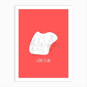 Love Club Art Print