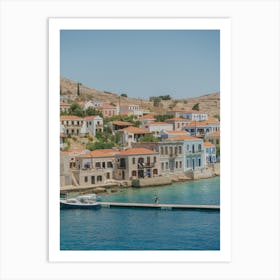 Greek island Art Print