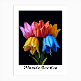 Bright Inflatable Flowers Poster Columbine 1 Art Print