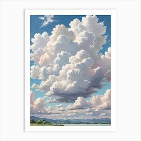 Clouds In The Sky no1 Art Print