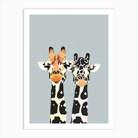 Giraffes 9 Art Print