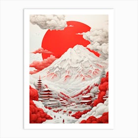 Mt Fuji Art Print