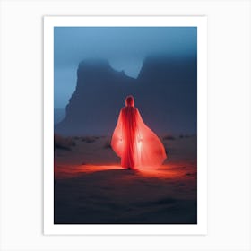 Phantom In The Desert Art Print