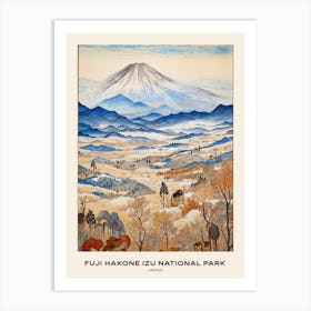 Fuji Hakone Izu National Park Japan 6 Poster Art Print