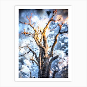 Dead Tree In The Sky 1 Art Print