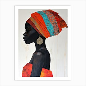 The African Woman; A Boho Vista Art Print