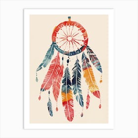 Dream Catcher, Boho Art Print