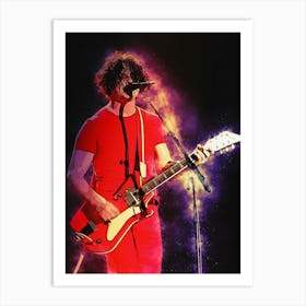 Spirit Of Jack White The White Stripes Art Print