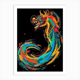 Dragon Painting 12 Art Print