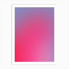 Radiant Purple And Pink Gradient Aura Art Print