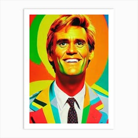 Jim Carrey Colourful Pop Movies Art Movies Art Print