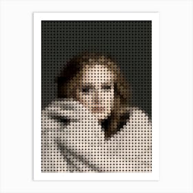 Adele In Style Dots Art Print