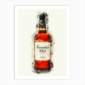 Canadian Club Whisky Art Print