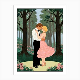 Dance In The Woods Art Print