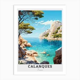 Calaques France Travel Art Print