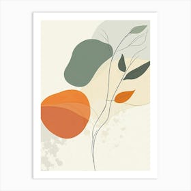 Abstract Leaves 5 Art Print