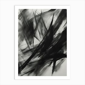 Gestural abstraction Art Print