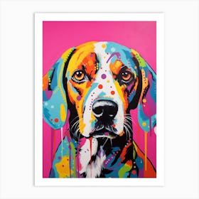 Pop Art Beagle 3 Art Print