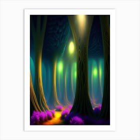 Fantasy Forest Art Print