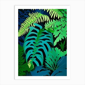 Himalayan Maidenhair Fern Vibrant Art Print