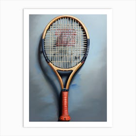 Tennis Racket Art Print