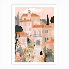 Spoleto, Italy Illustration Art Print