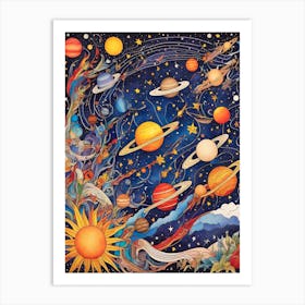 Shooting Stars Art Print