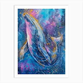 spiritual Whale Art Print