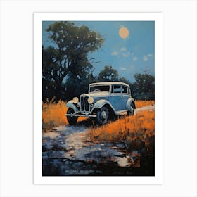 Moonlight Road Art Print