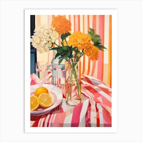 Flower Still Life Painting 4 Art Print