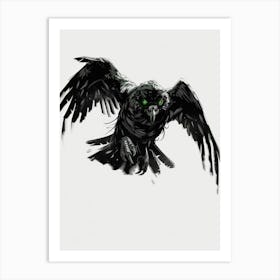 Raven 6 Art Print