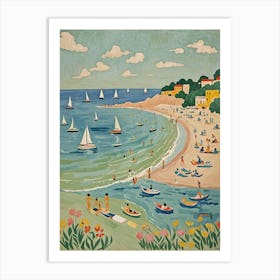 Day At The Seaside Art Print