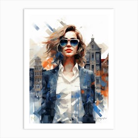 Lady of Amsterdam Art Print