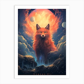 Taintality Fox Art Print