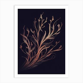 Abstract Floral Design Art Print