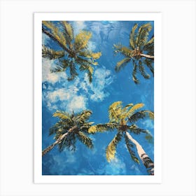 Palm Trees In The Sky 5 Art Print