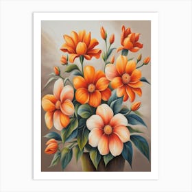 Flowers Vessel Art Print