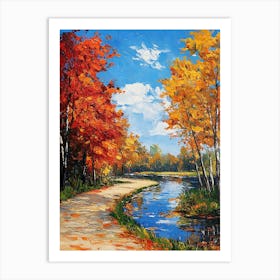 Beautiful Autumn Painting 20 Art Print