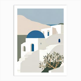 Santorini Art Print