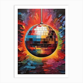 Disco Ball art print Art Print