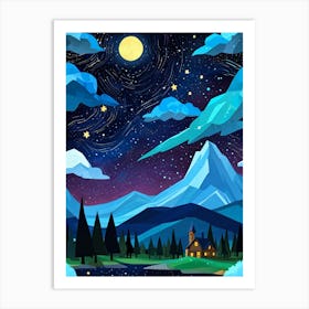 Night Sky 26 Art Print