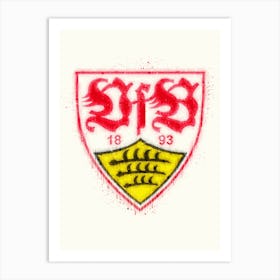 Vfb Stuttgart 1 Art Print