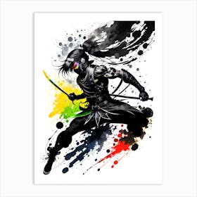 Ninja 3 Art Print
