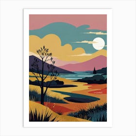 Landscape Painting 16 Art Print