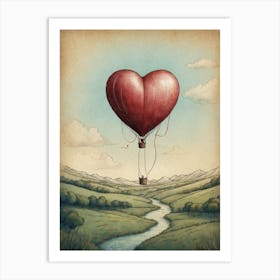 Heart Balloon 1 Art Print