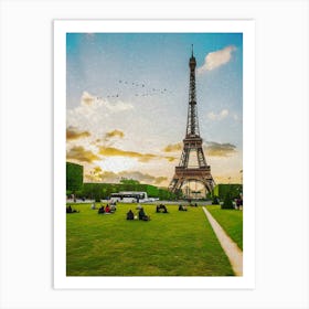 Eiffel Tower, Paris, France Art Print