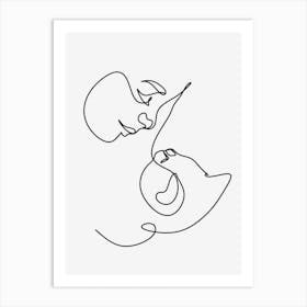 Cat Simple Print Art Print