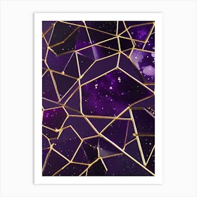 Purple Nebula Art Print