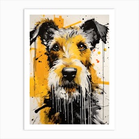 Painted Terrier Art Print